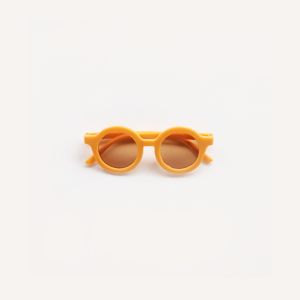 Mustard Round Sunglasses