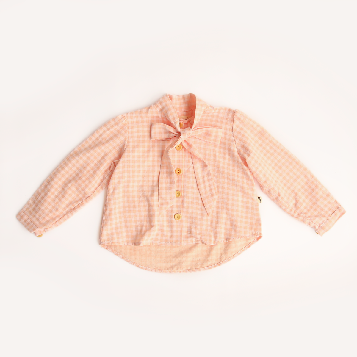 Peachy Days Necktie Blouse