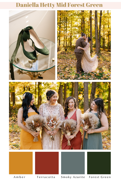 Fall wedding bride Daniella, warm tones and changing coloured leaves