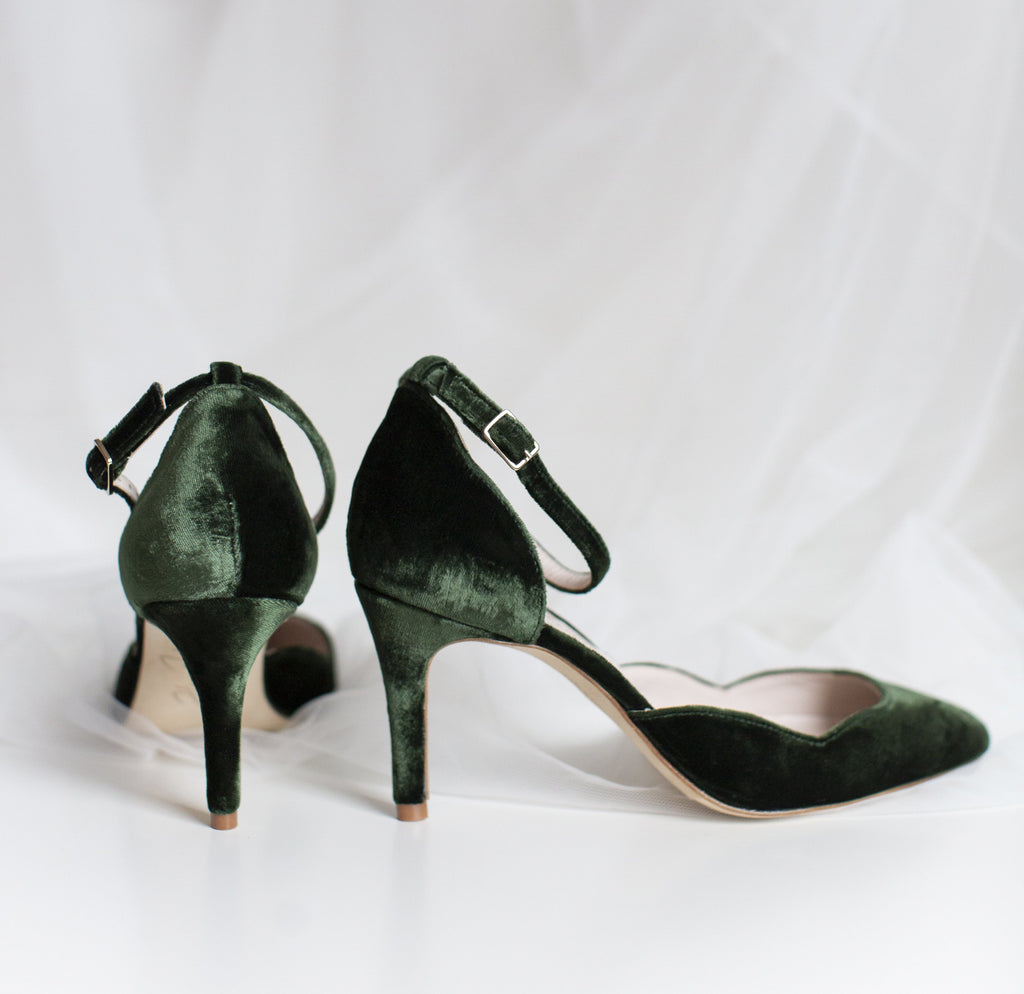 forest green shoes for wedding