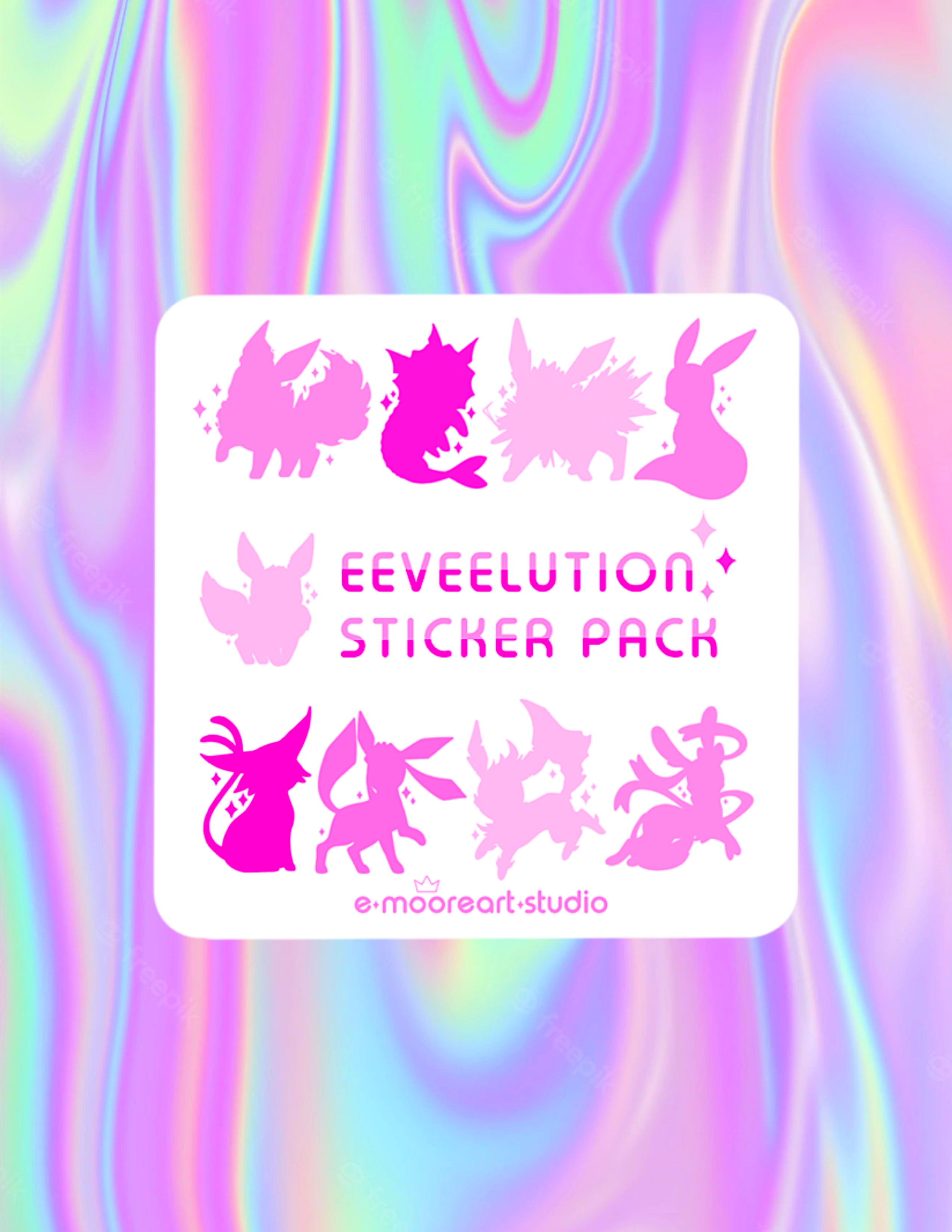 Eeveelution Stickers
