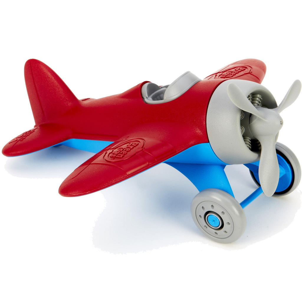 red toy plane