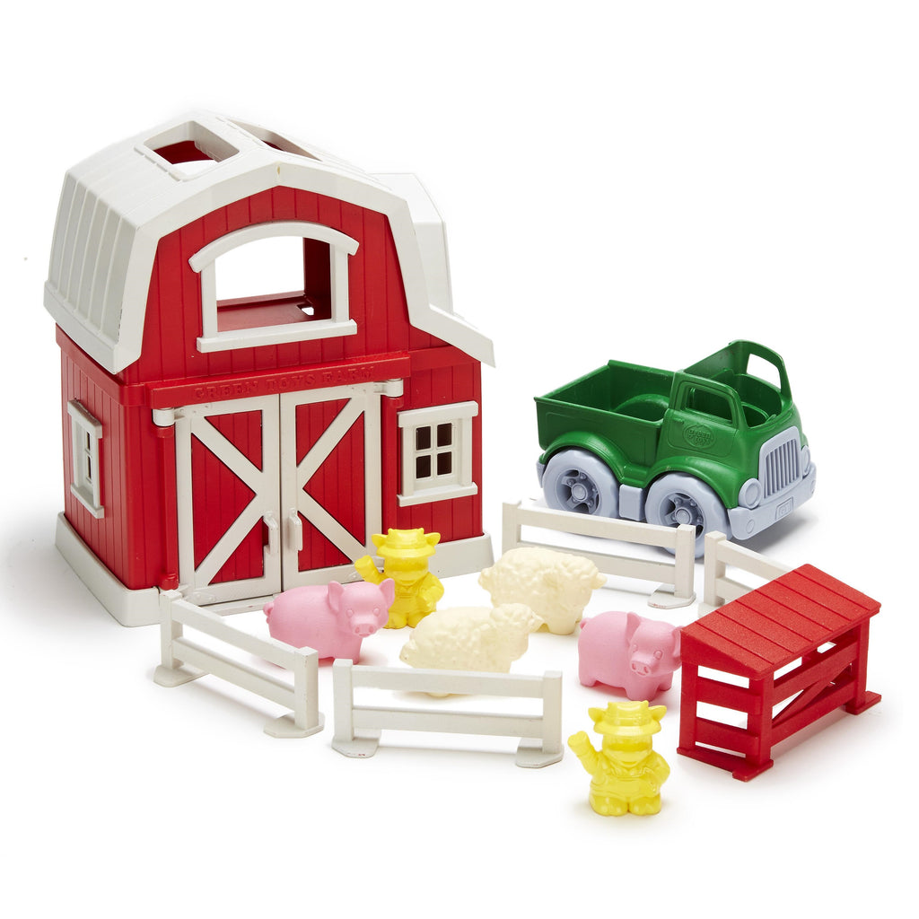 toy farm sets with barn