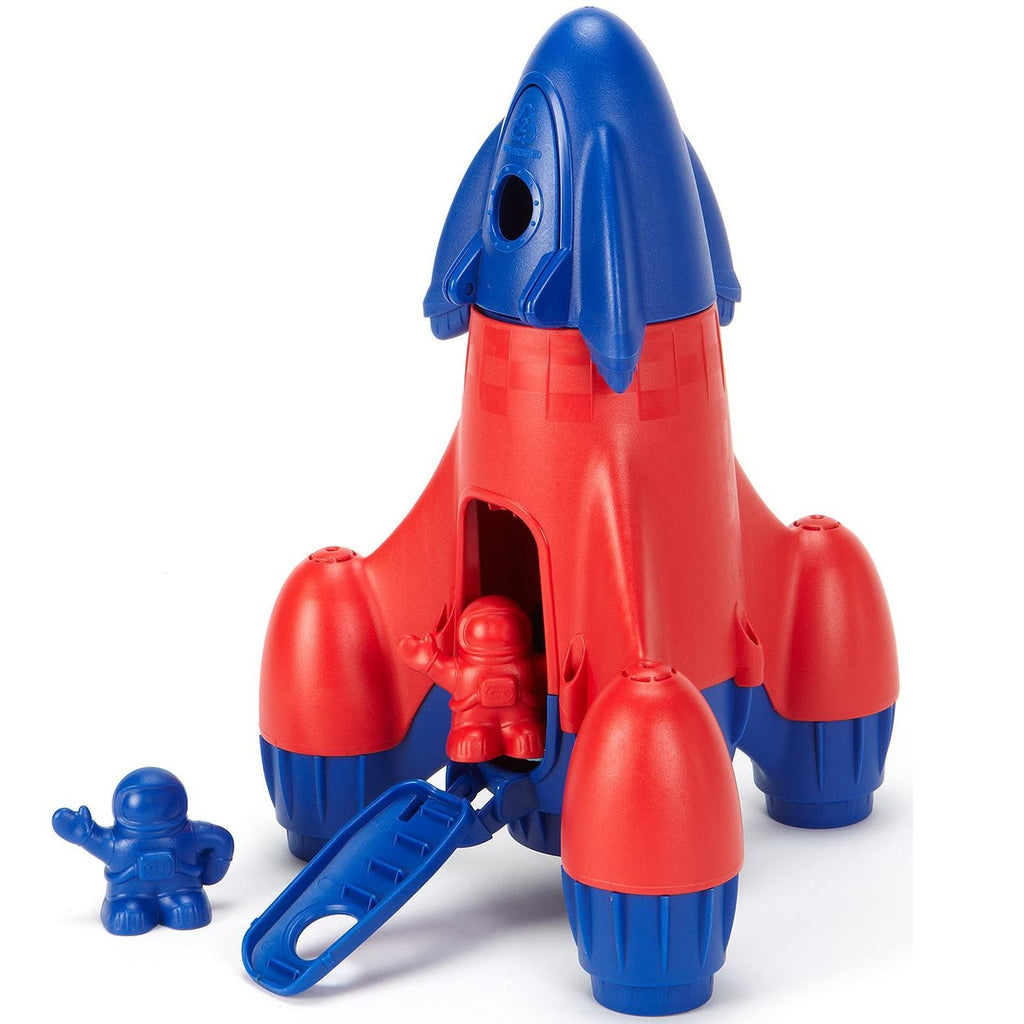 green toys rocket ship