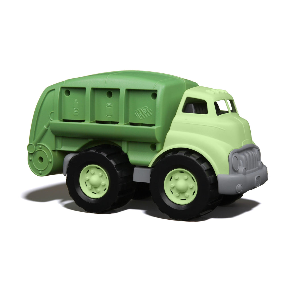 green toys recycling truck