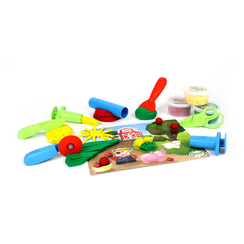 green toys tool essentials dough set