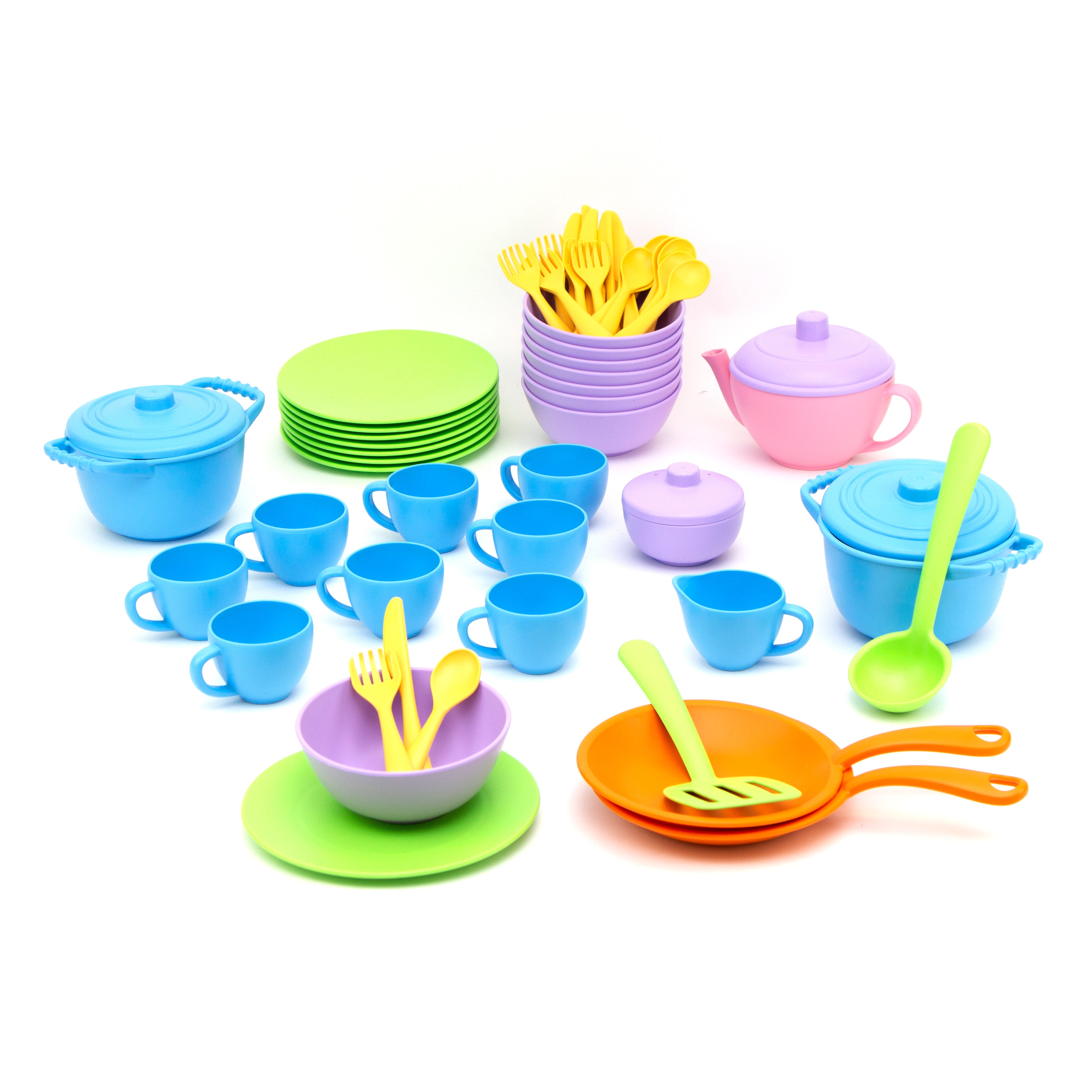 green toys plate set