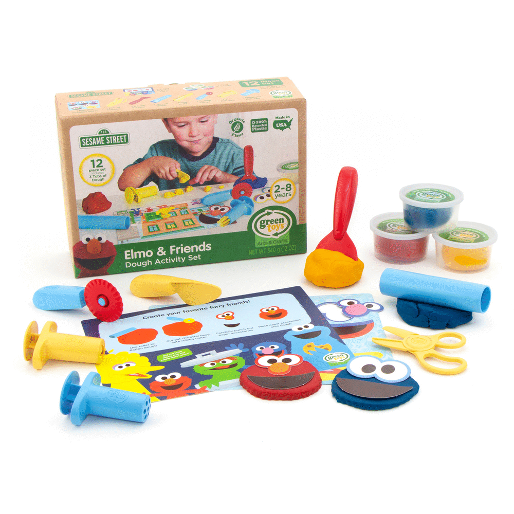 green toys tool essentials dough set
