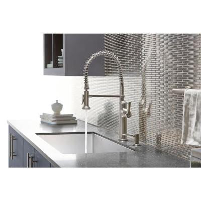 Kohler Sous Pro-Style Single-Handle Pull-Down Sprayer Kitchen Faucet in ...