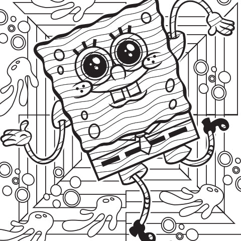 spongebob coloring book : spongebob coloring book for kids spongebob  coloring book for adults spongebob coloring book adult spongebob coloring  books