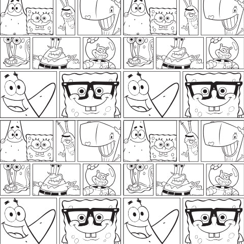 spongebob patrick coloring pages