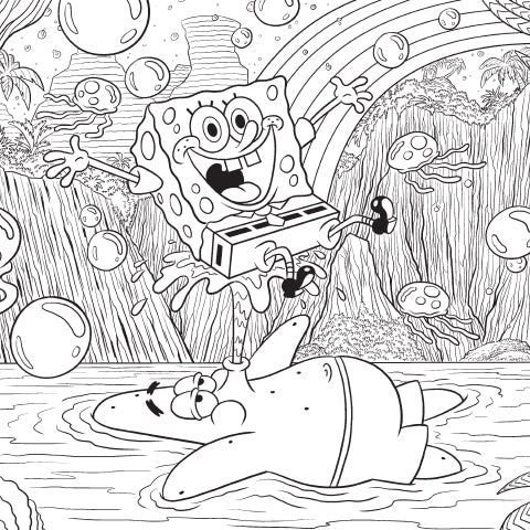 patrick star from spongebob coloring pages