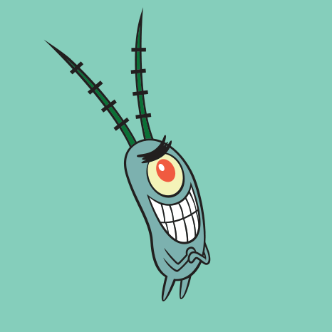 plankton spongebob evil