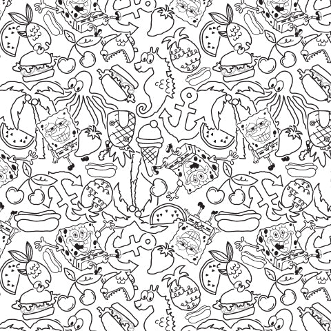  When You're Feeling Blue, Think Yellow! Coloring Sheet