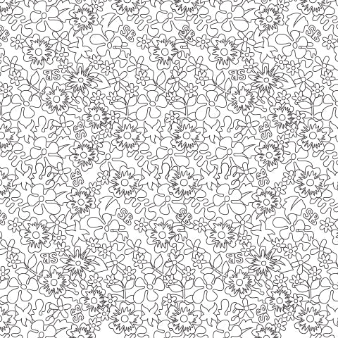 You're Like a Flower in a Patch of Seaweed. Coloring Sheet
