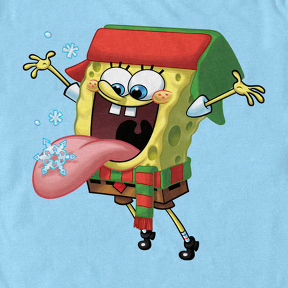 SpongeBob Snowflake Short Sleeve T-Shirt – SpongeBob SquarePants Shop