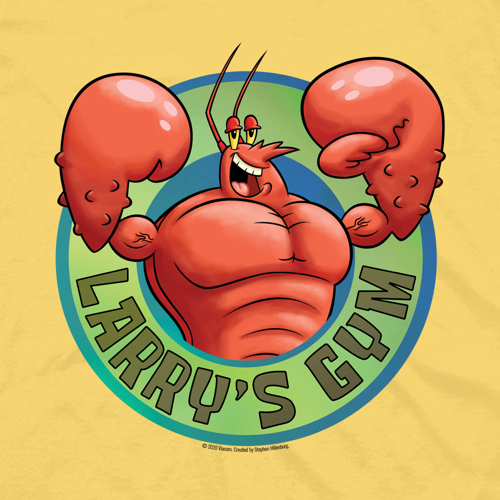 Spongebob Squarepants Larrys Gym Adult Short Sleeve T Shirt 