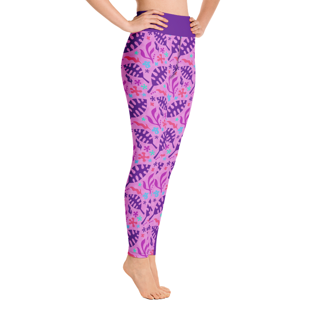 SpongeBob SquarePants Sponge on the Run Flower Power Yoga Leggings ...