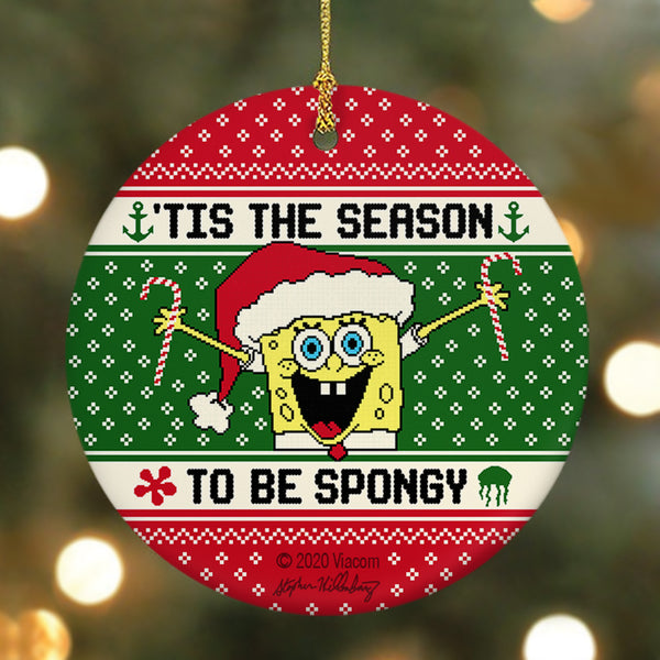 Spongebob Christmas Stocking, Personalized Spongebob Christmas Stocking