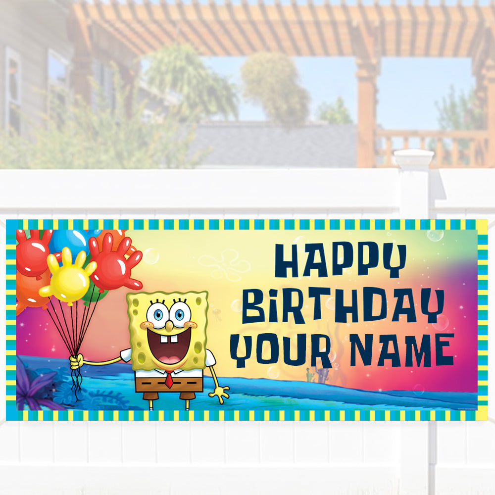 Spongebob Banner Printable