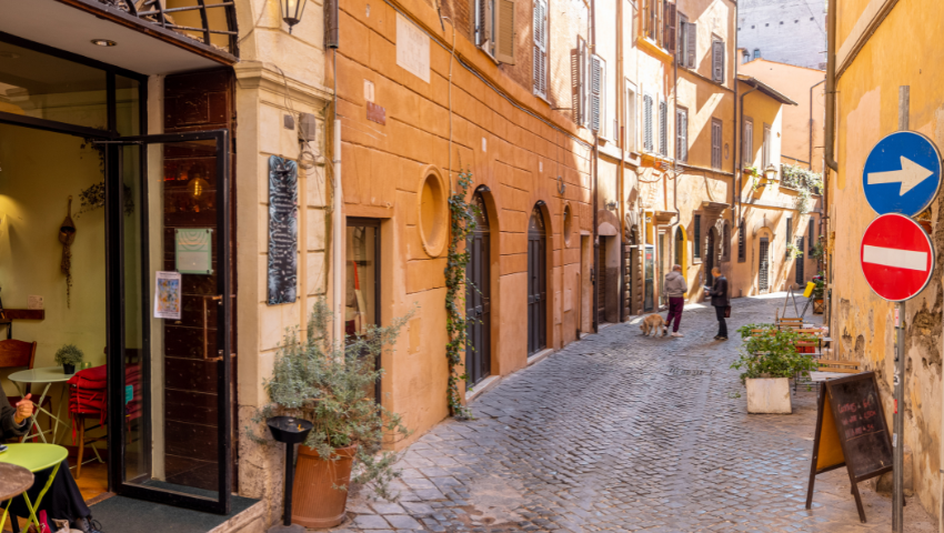 Narrow Street of Rome