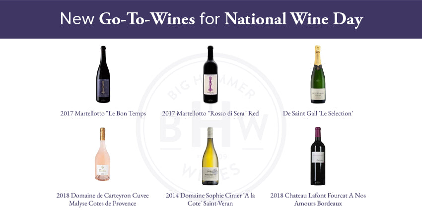 National Wine Day Go-To Wines Offer