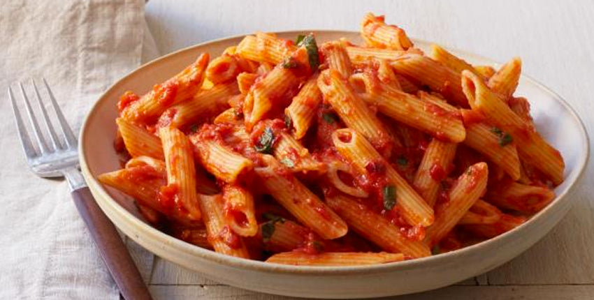 red sauce pasta
