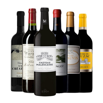 The Ultimate Bordeaux Battle: Left vs. Right Bank 6-Pack