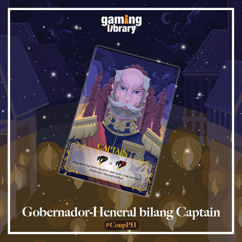 Gaming Library Coup PH Edition The Captain