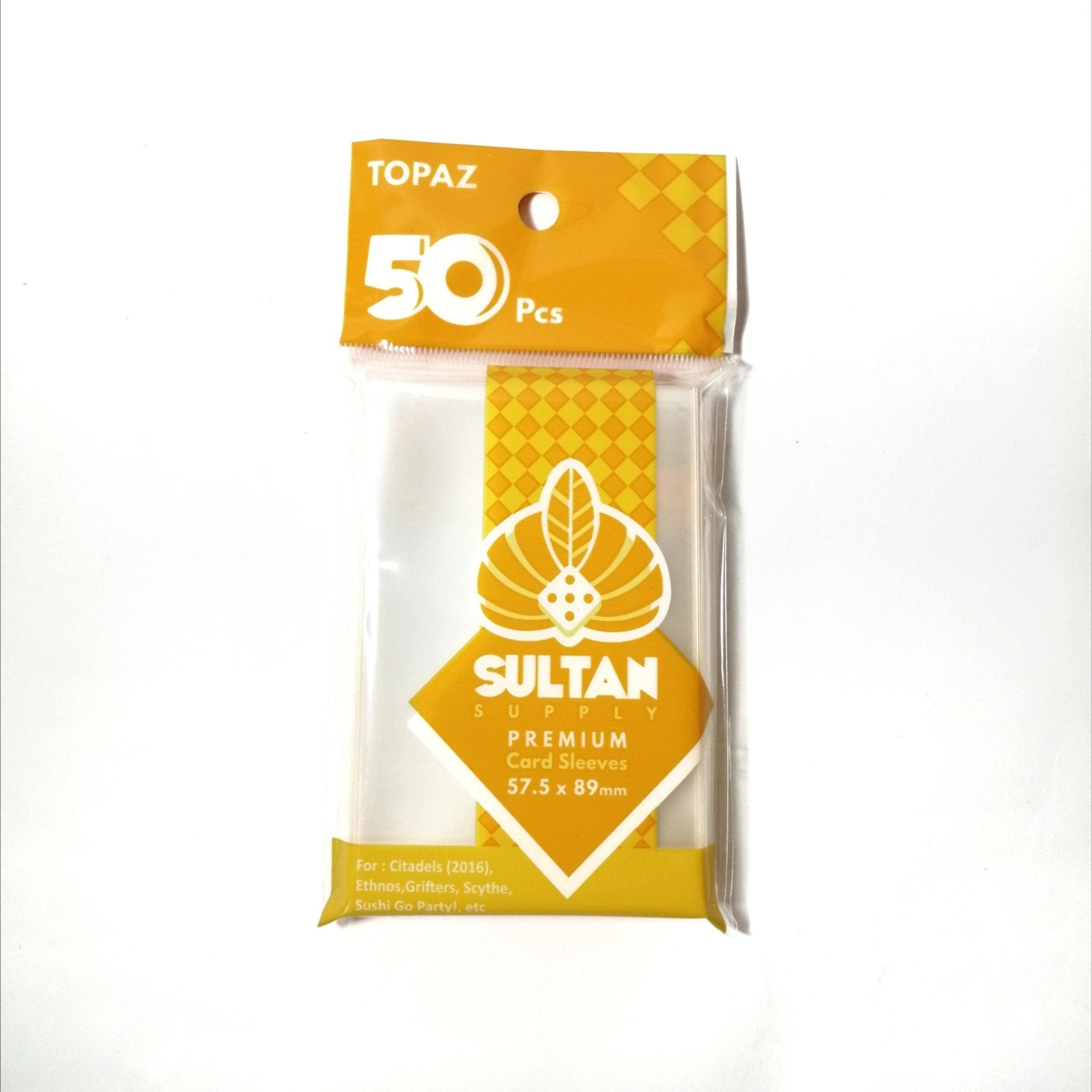 Sultan Supply Premium Card Sleeves: 65 x 100 mm Zircon (90 microns)