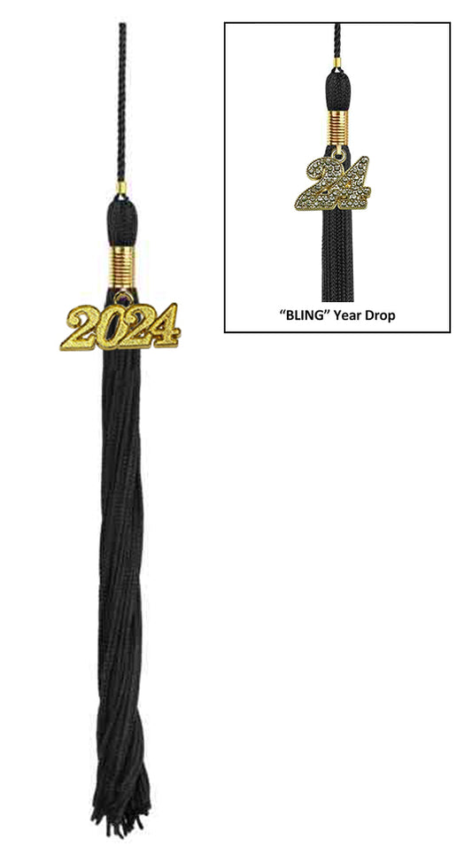 Matte Gold High School Cap & Tassel - Graduation Caps