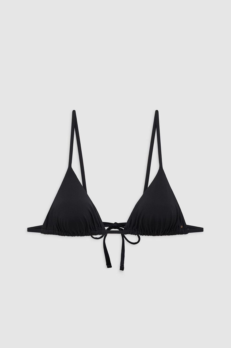 Shop Anine Bing Brielle Bikini Top In Black