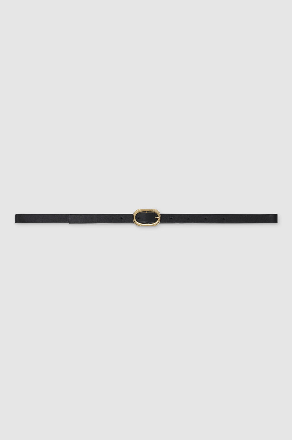 Anine Bing Mini Signature Link Belt In Black