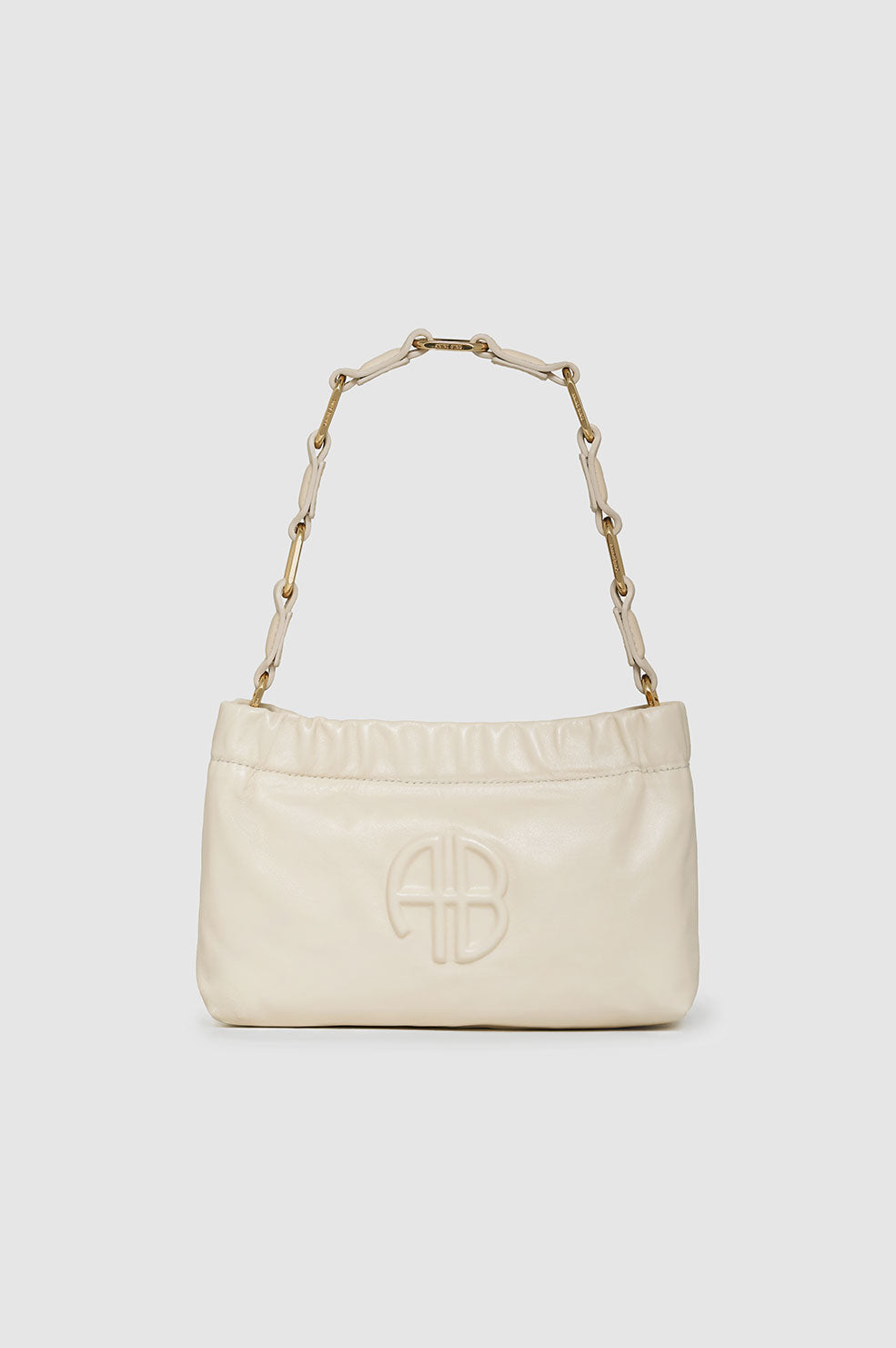 Anine Bing Small Kate Shoulder Bag In Ivory