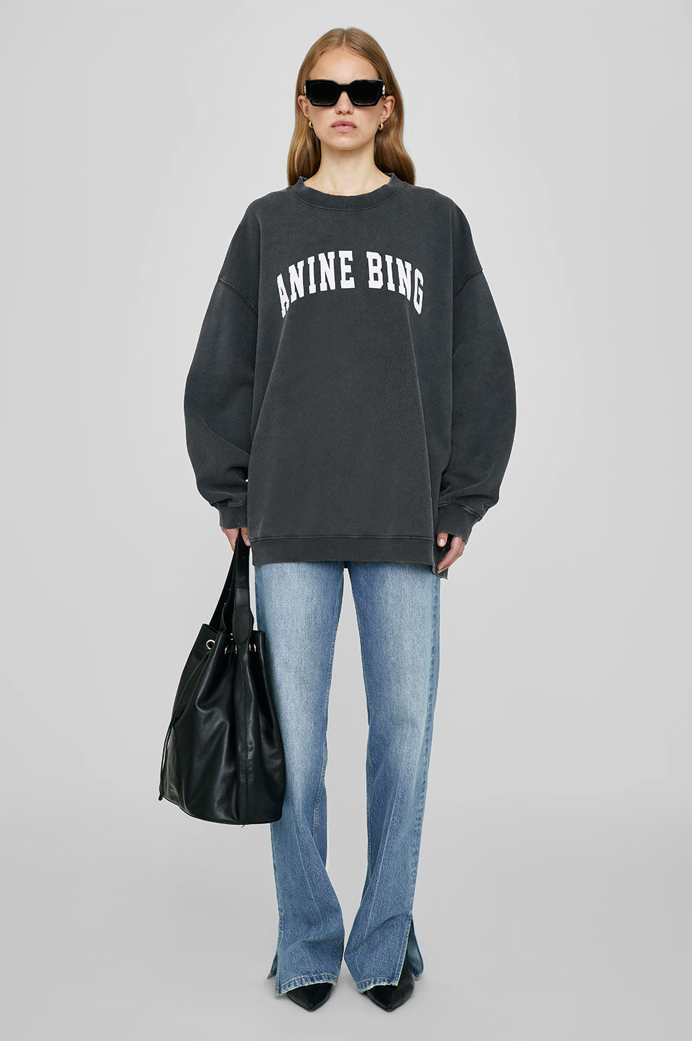 ANINE BING Harvey Sweatshirt - Dusty Olive