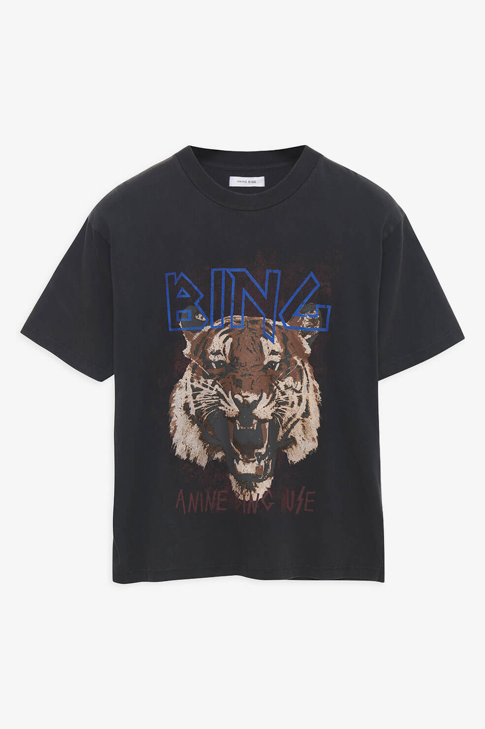 ANINE BING - TIGER TEE - BLACK