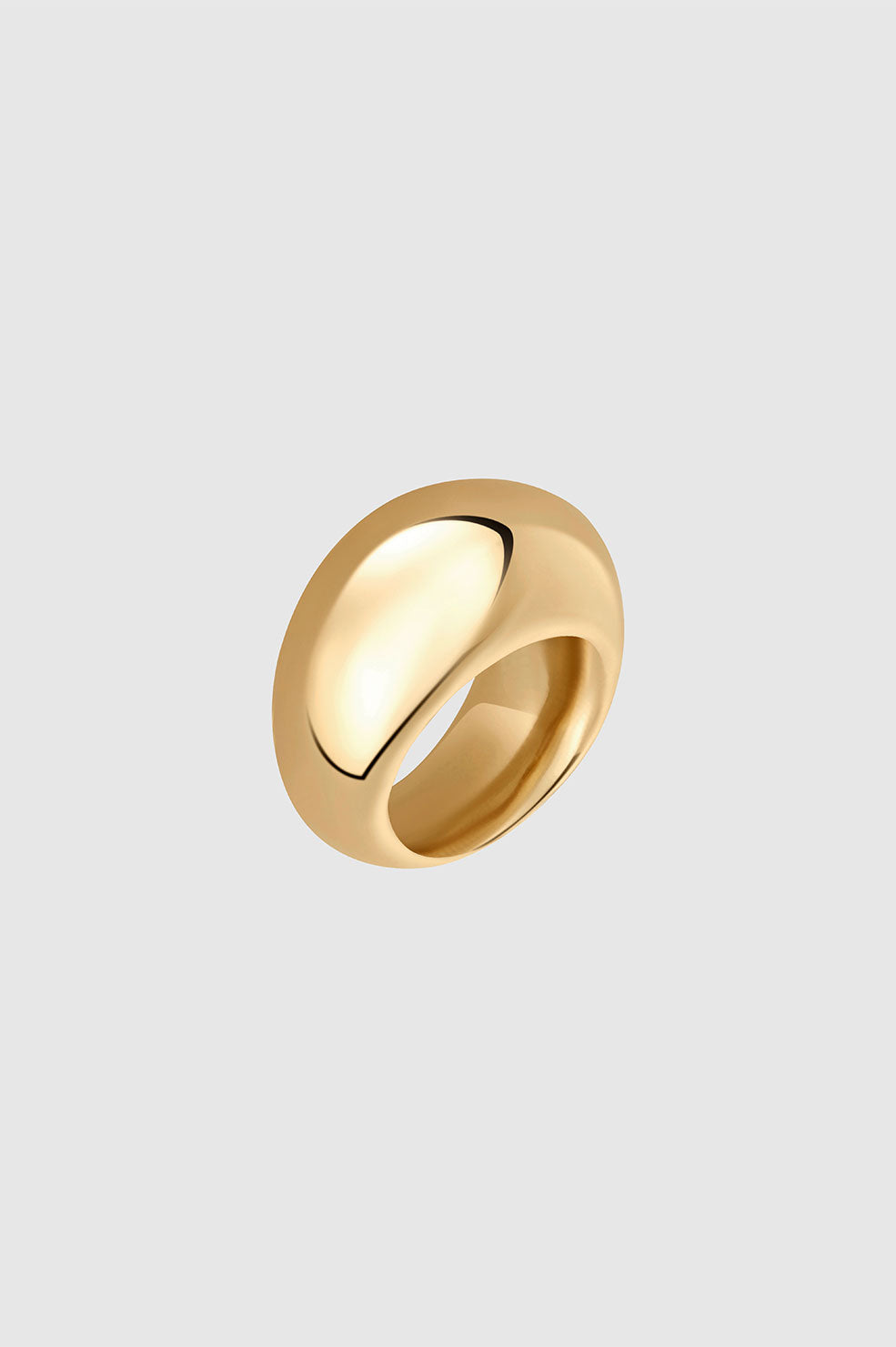 ANINE BING Bold Dome Ring in Gold
