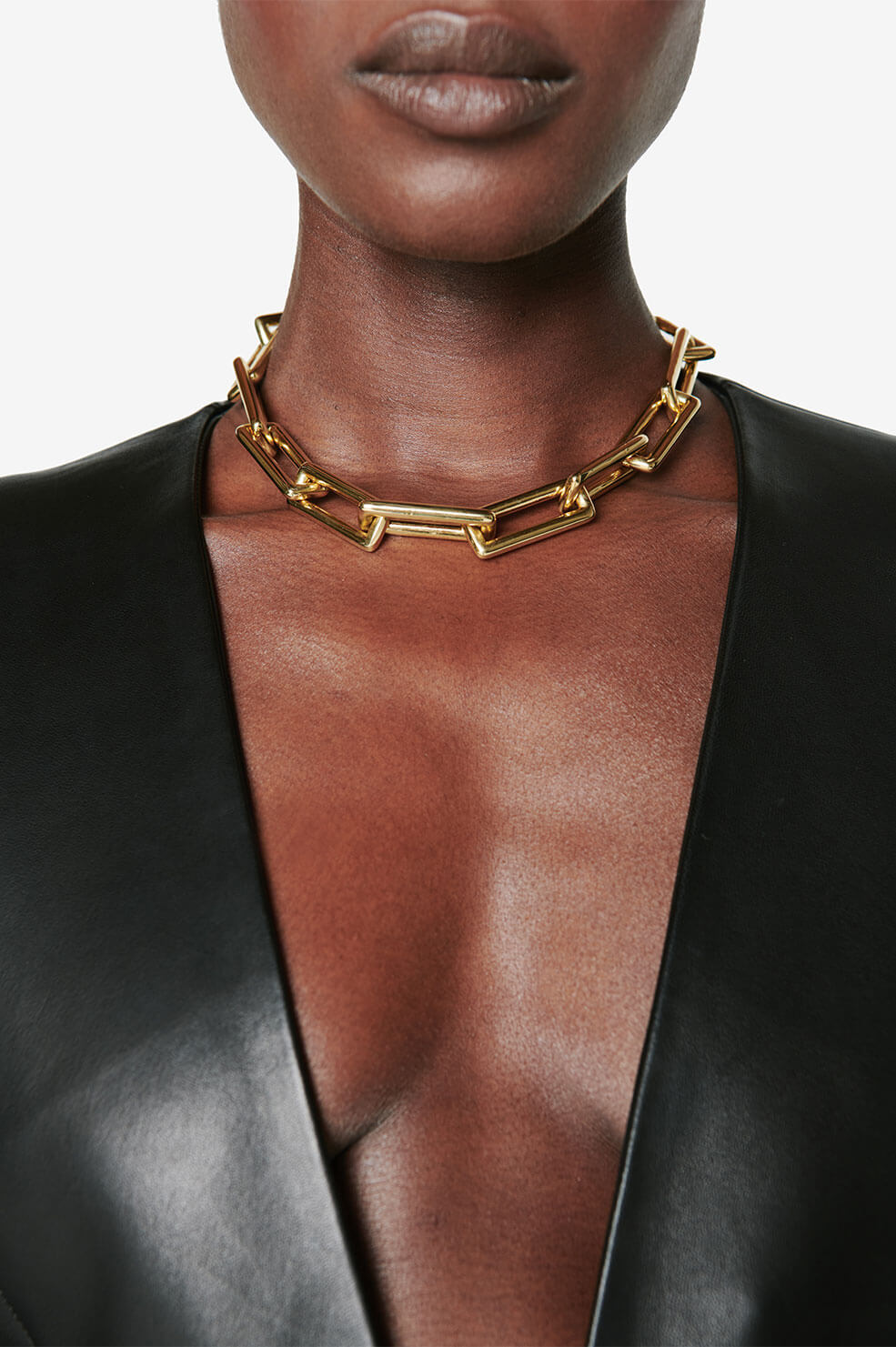 Chunky Link Necklace - Gold