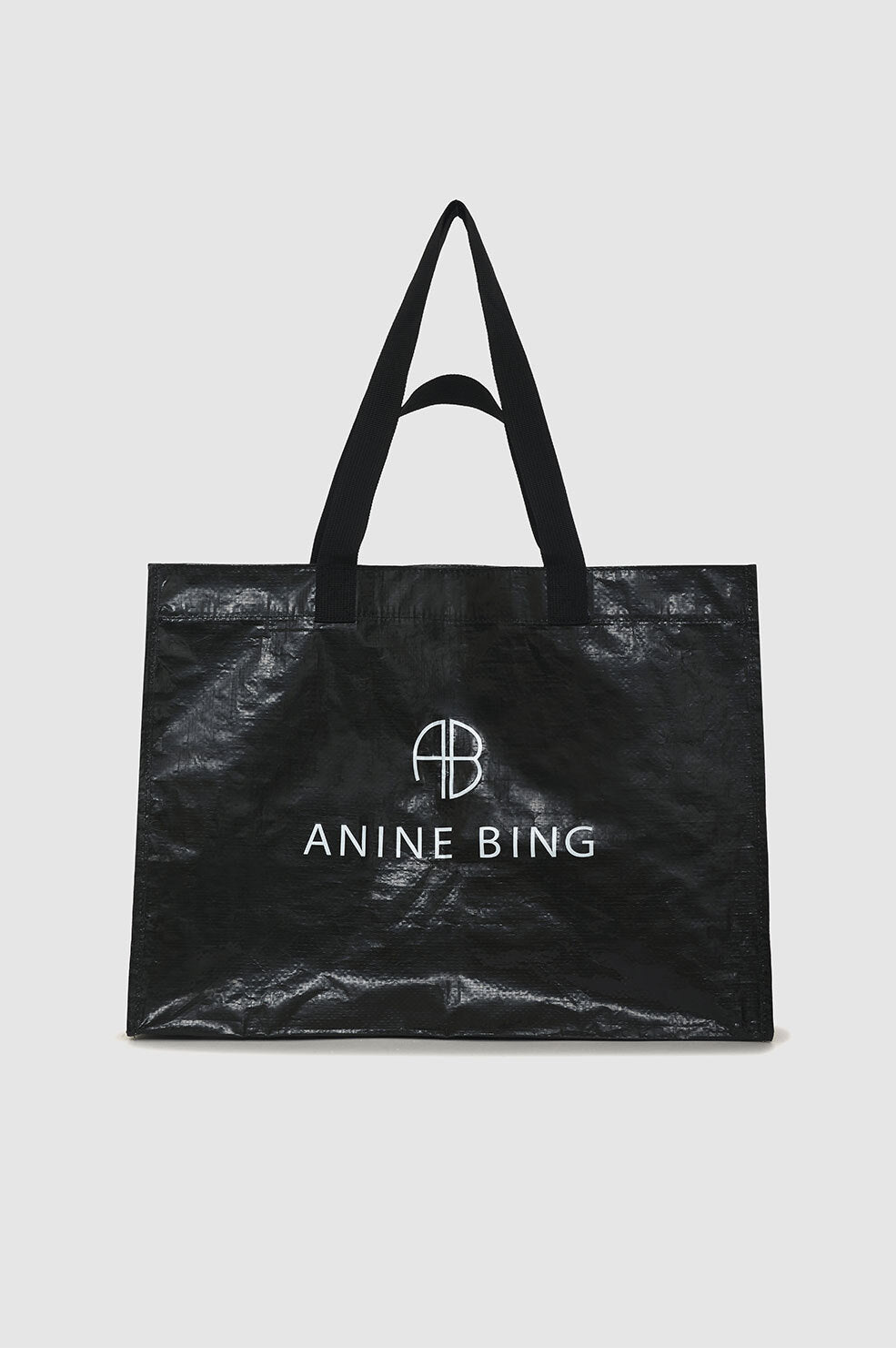 Maya Tote - Black Oversized Embossed