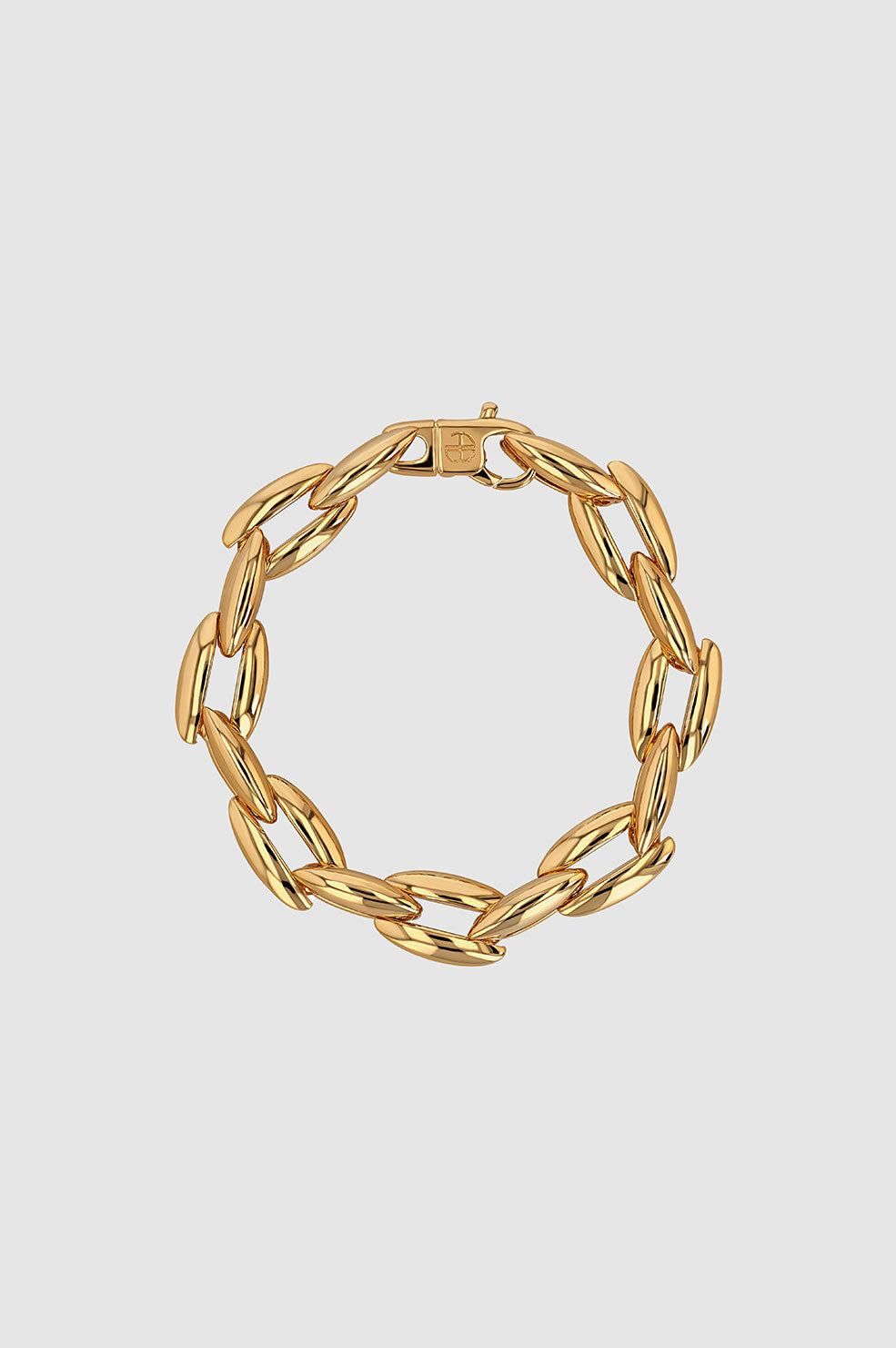 ANINE BING Oval Link Bracelet in Gold