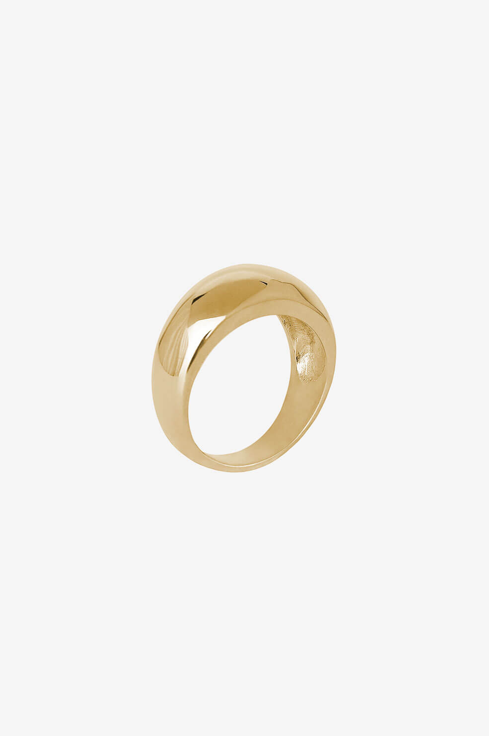 ANINE BING DOME RING IN GOLD,AB92-052-21-6