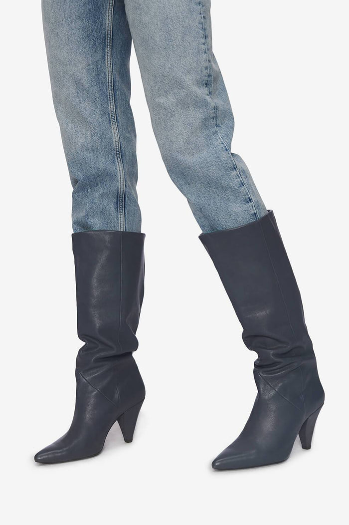 ANINE BING Piper Boots - Dusty Blue