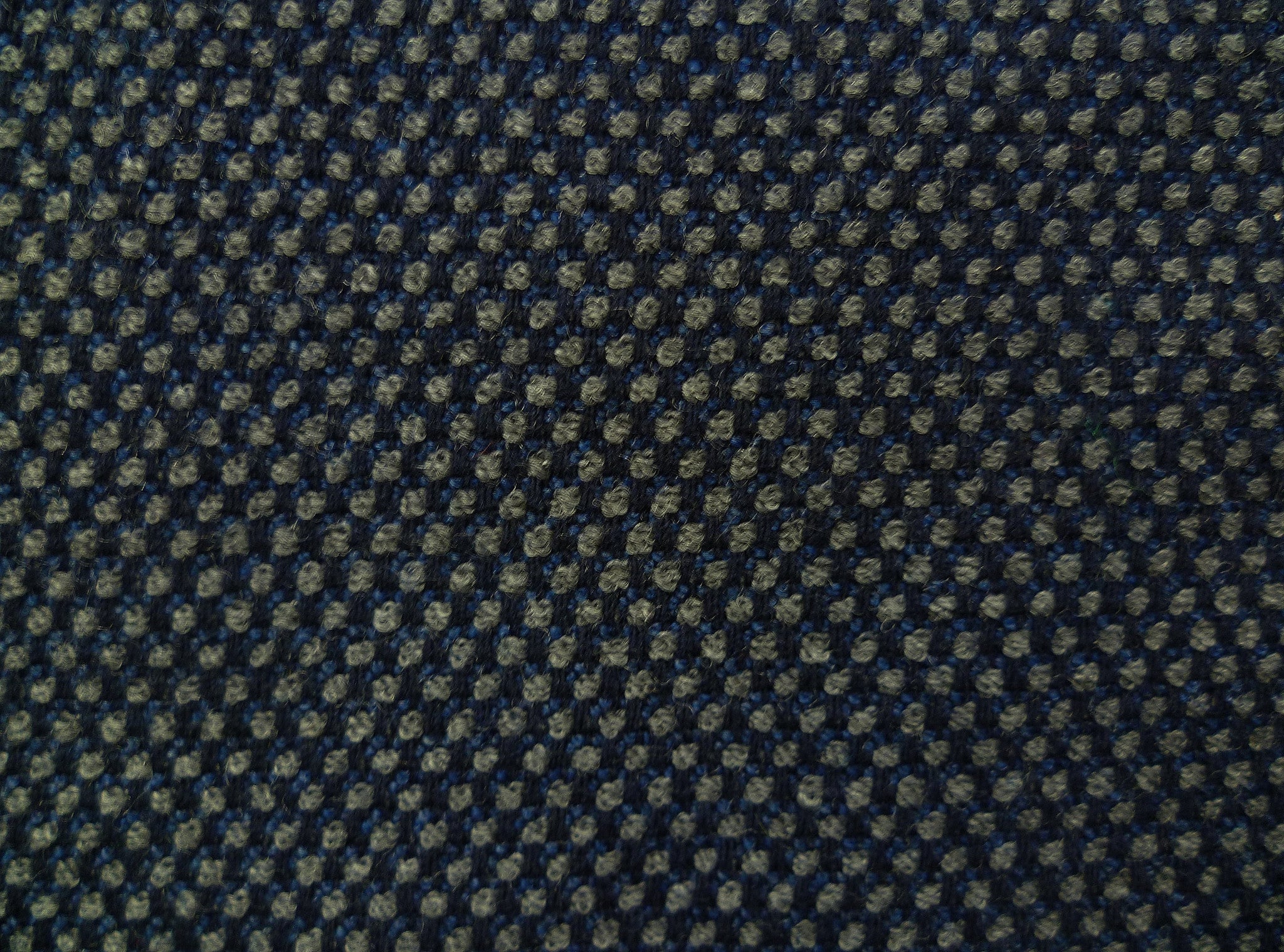 Navy, Blue and Grey Barleycorn Wool-Linen – Sultan's Fine Fabrics