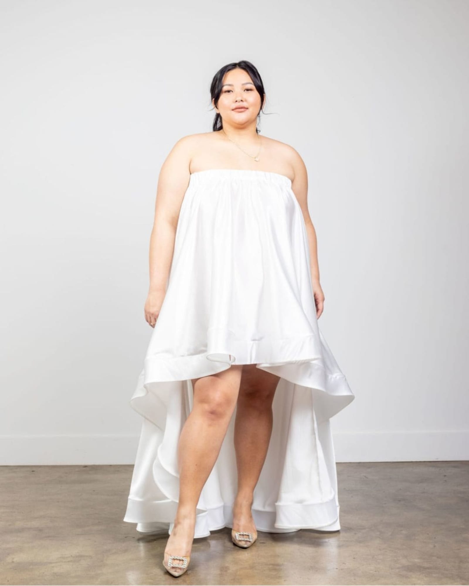Selene Dress Tall | White