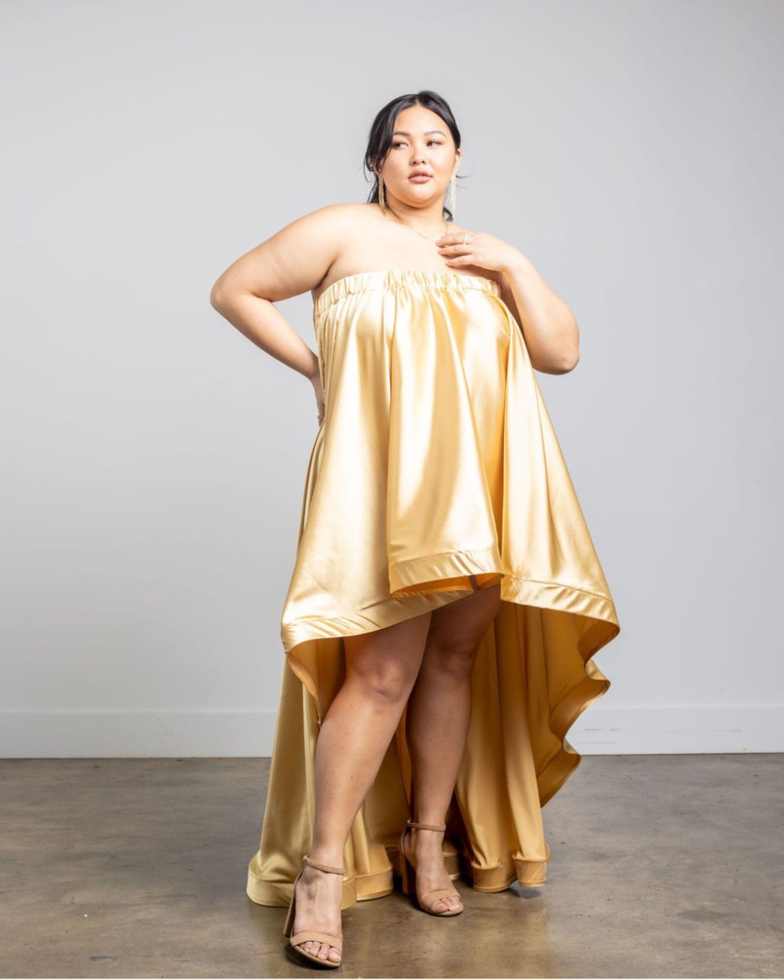 Selene Dress | Gold