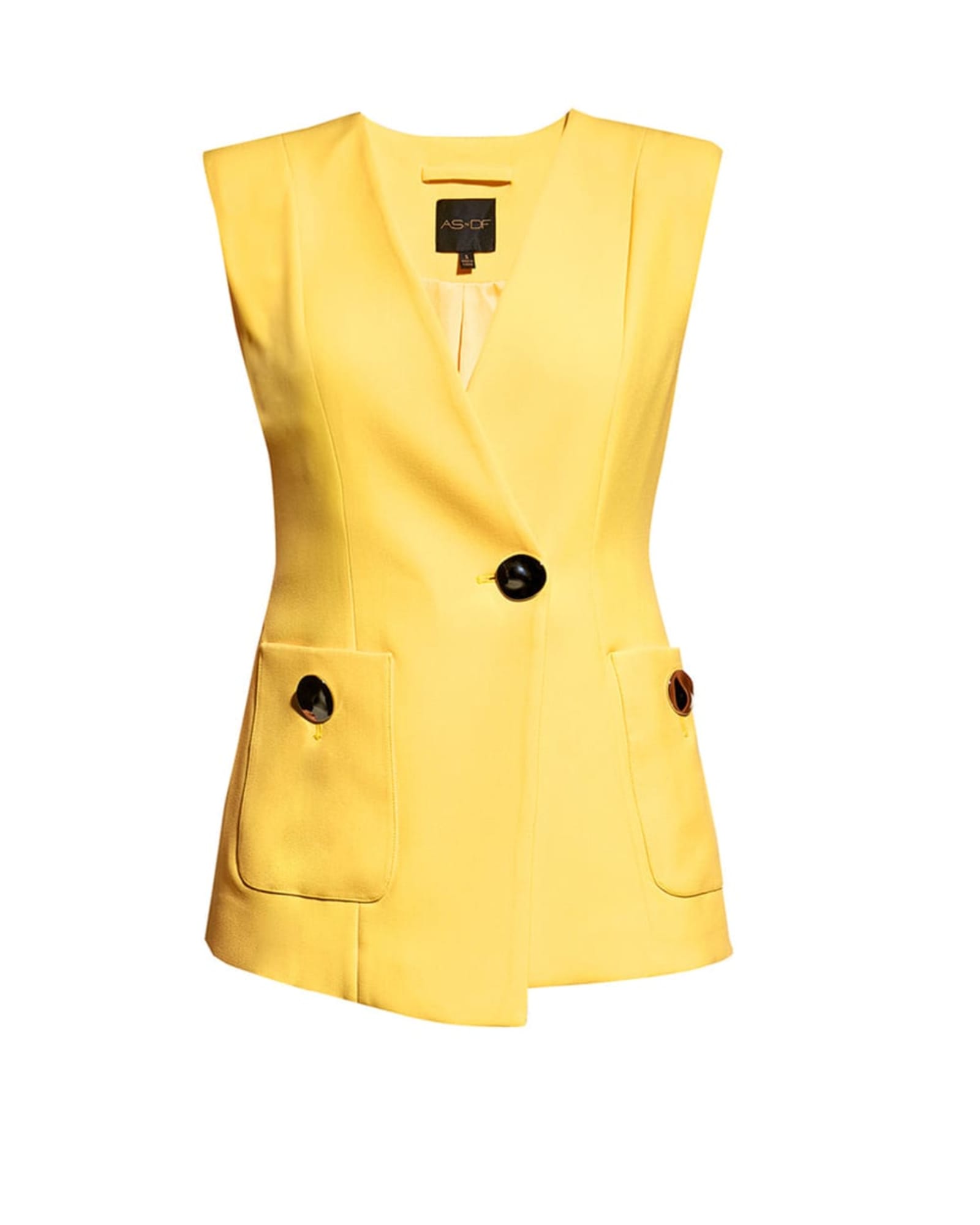 Merci Vest | Lemon Yellow
