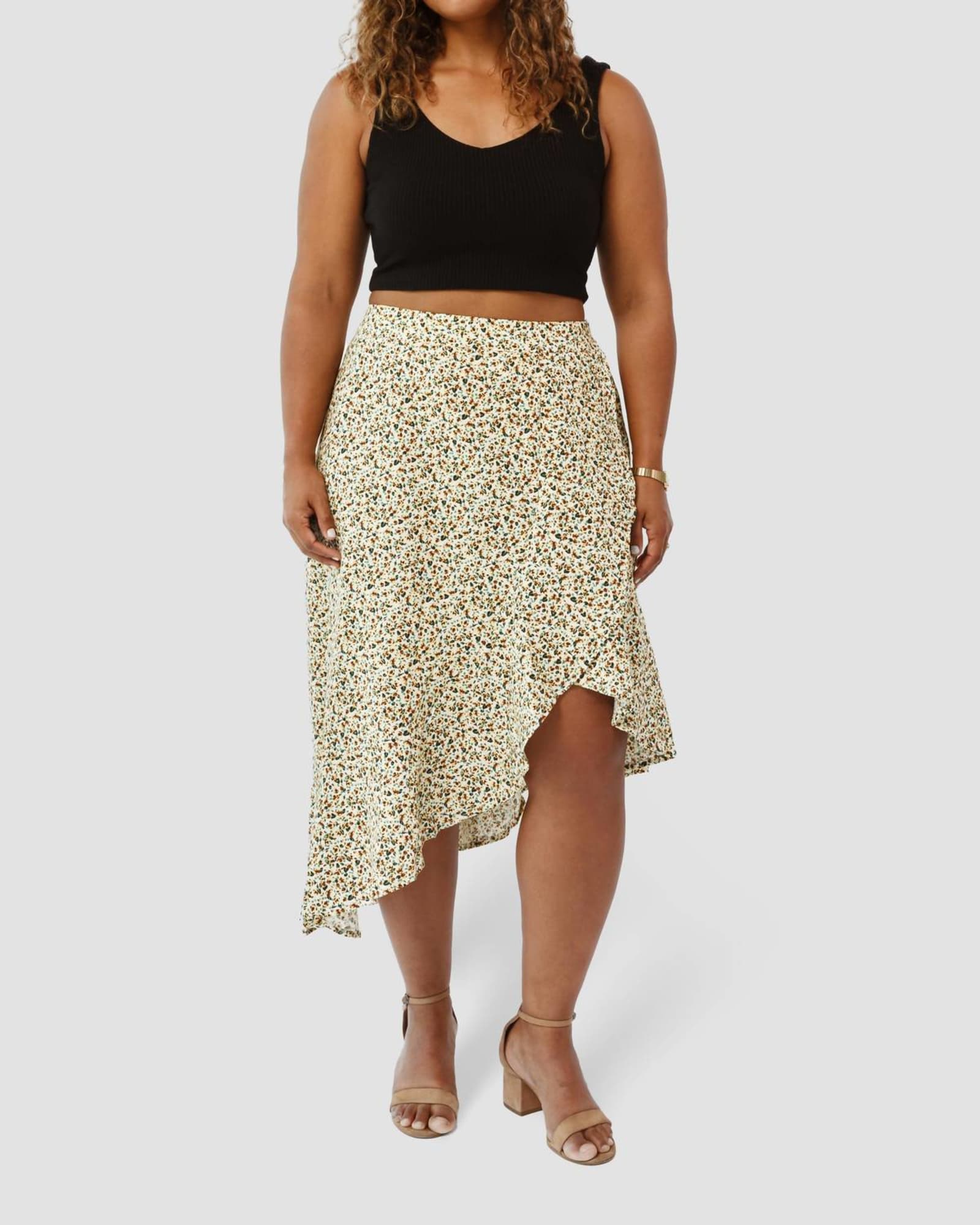 The Cascade Skirt In Yellow | Yellow