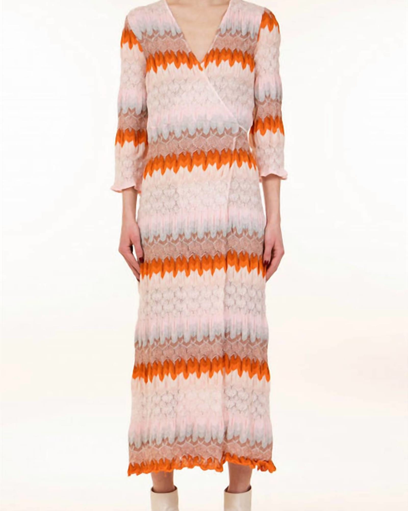 Jen Crochet Dress In Multi | Multi