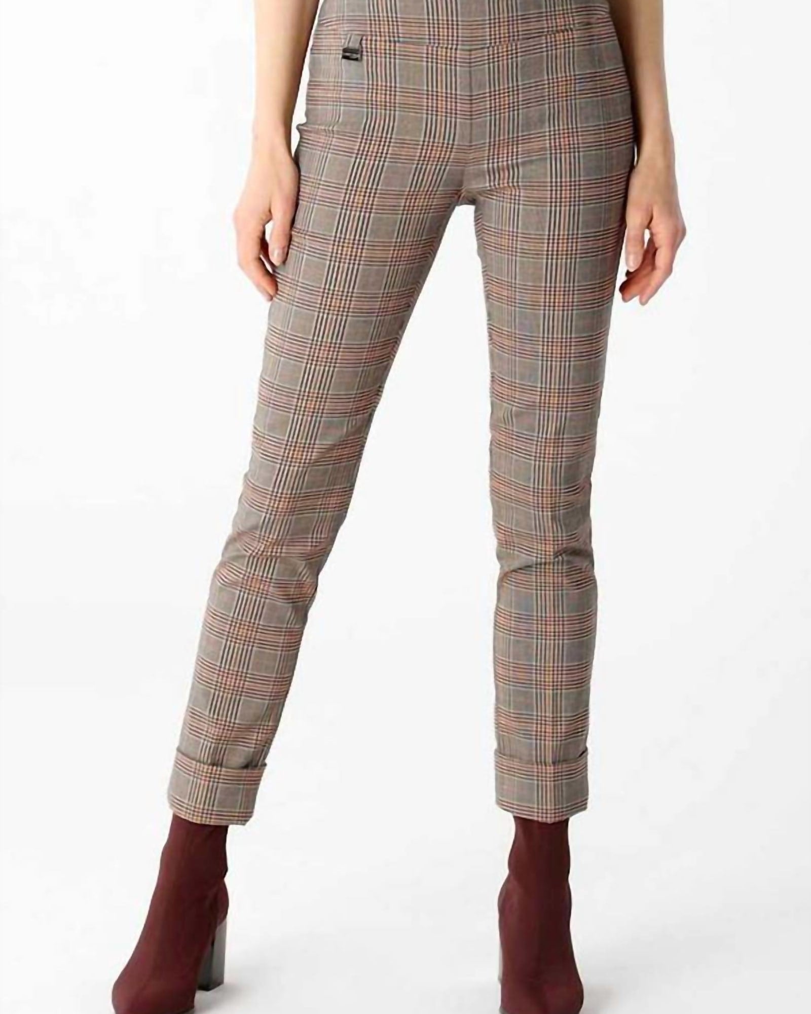 Belllamy Plaid Pant In Plaid Brown | Plaid Brown