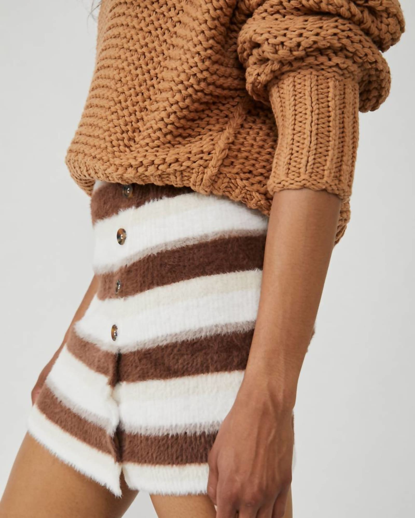 Ciara Sweater Mini Skirt In Cashmere Combo | Cashmere Combo